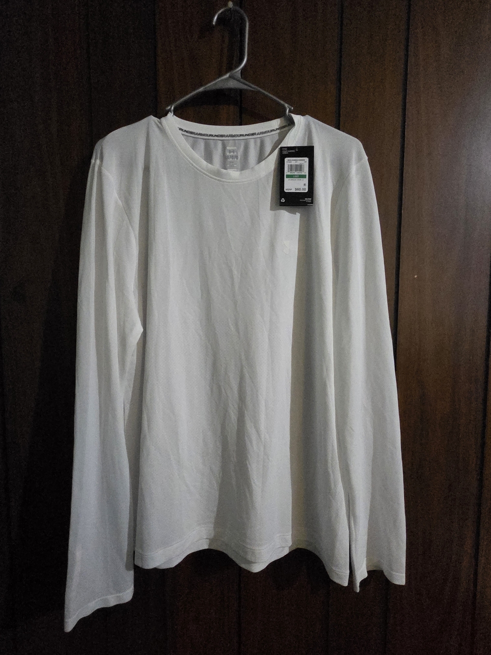 Under Armour Men's Long Sleeve Tee - White